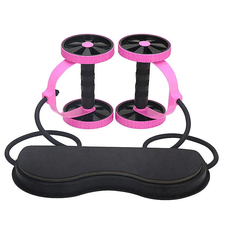 Premium versatile fitness roller with soft, sponge-like wheels for a smooth, full-body workout experience