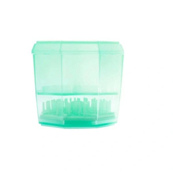 14-hole makeup brush holder in various colours for organising and drying brushes