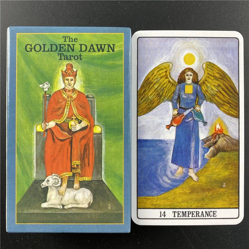 The Golden Dawn Tarot Oracle Cards English Version for party and personal use