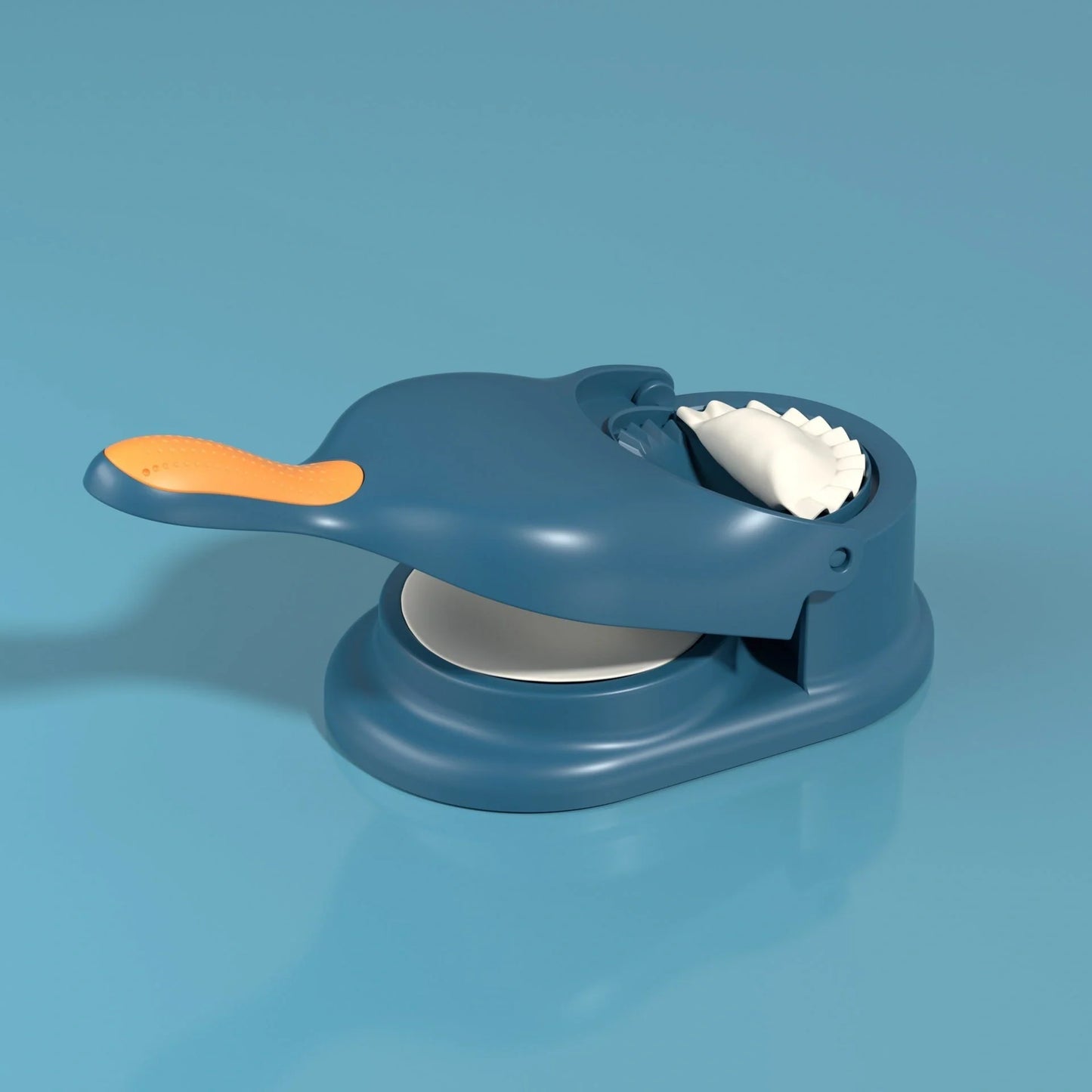2-in-1 Dumpling Maker with non-slip handle and wavy-shaped dumpling design