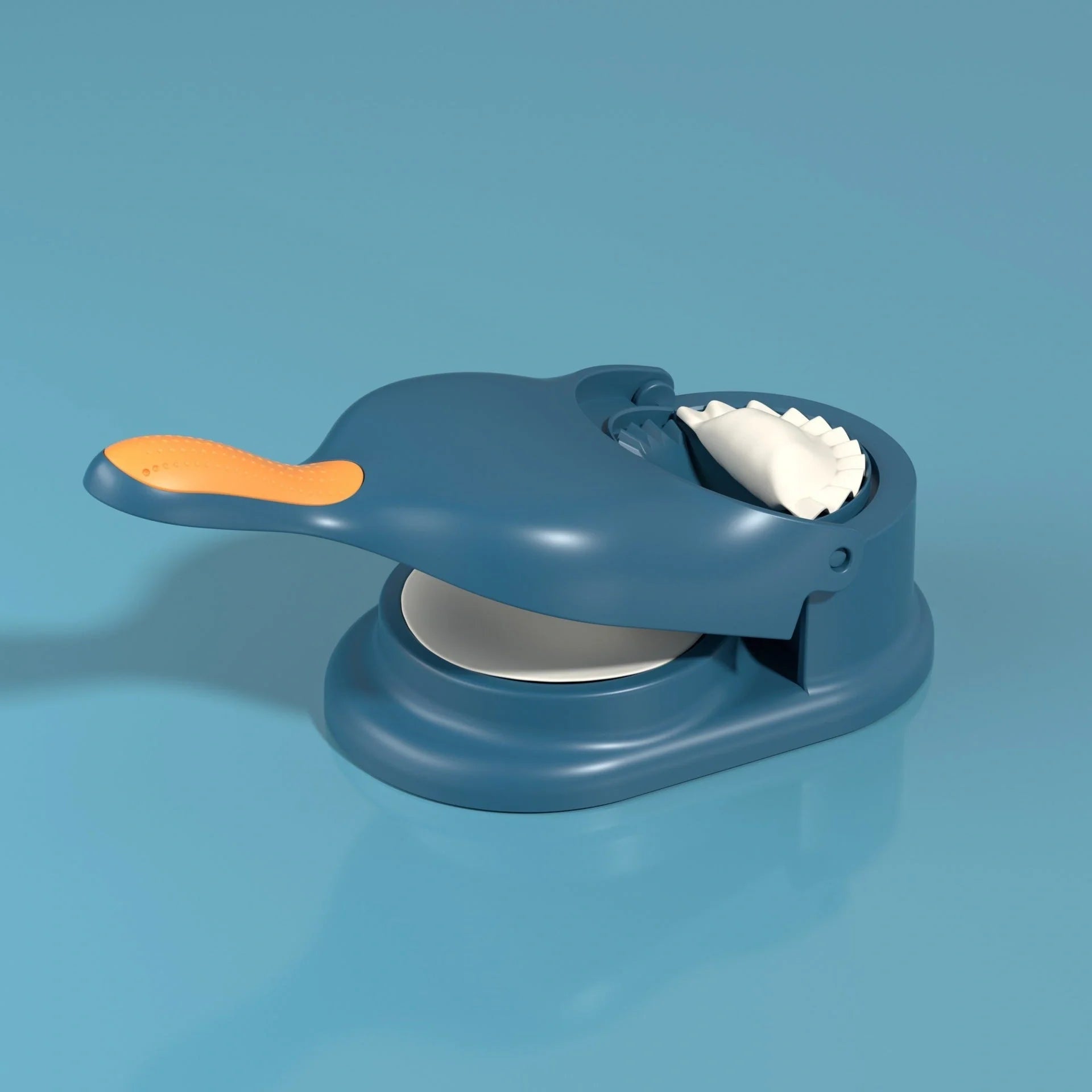 2-in-1 Dumpling Maker with non-slip handle and wavy-shaped dumpling design