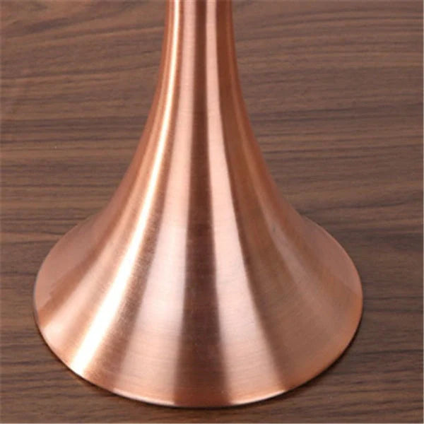 Bronze metal wine glass rack for upside down storage, dimensions 32x26x26cm