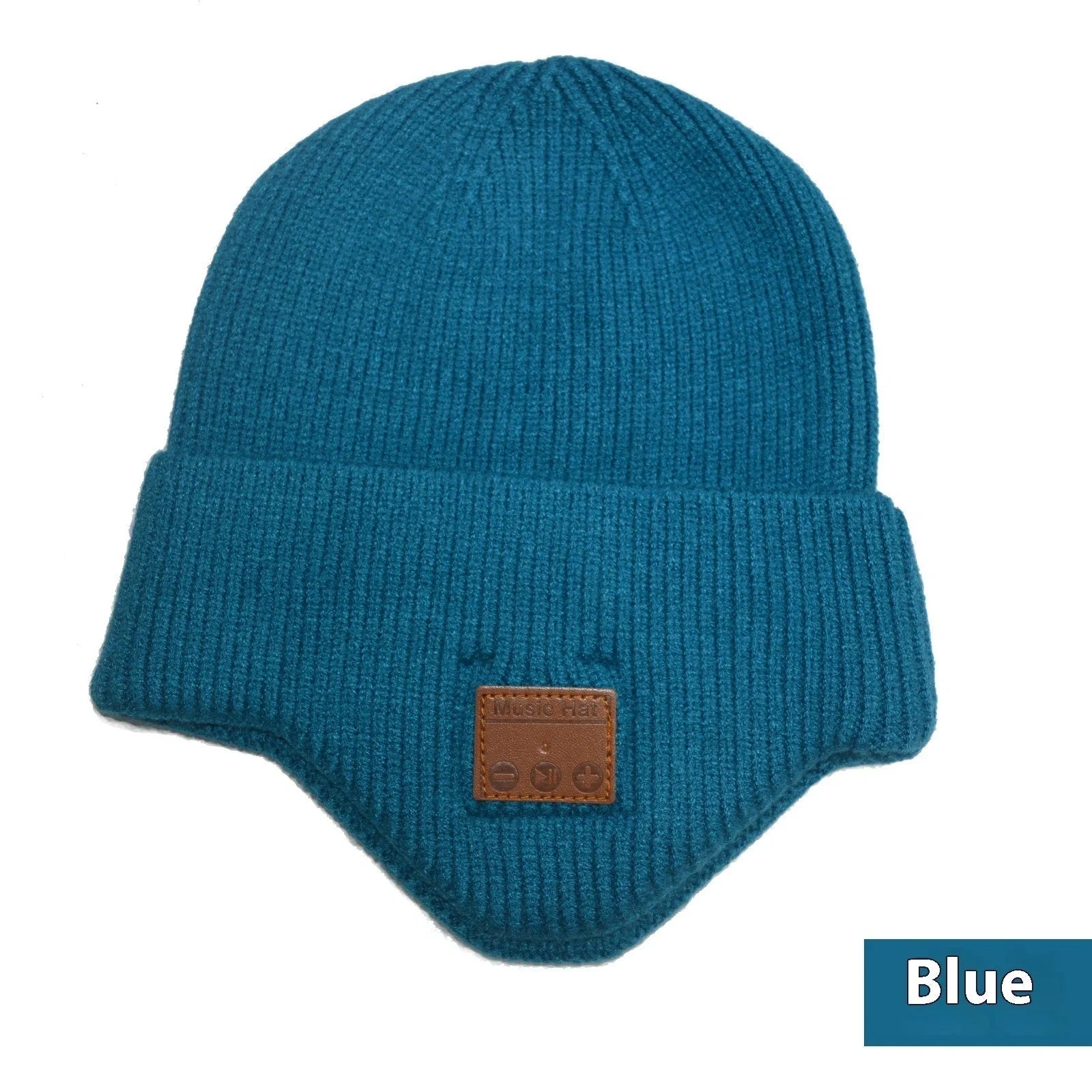 Thickened Blue Tooth Cap Knitted in various colours with dome crown and USB charging cable