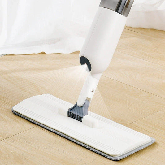 Premium Microfiber Mop Set with 360-degree design and built-in wringer for effortless floor cleaning