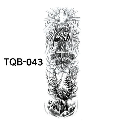 Waterproof Full Arm Tattoo Sticker in various colours for temporary body art