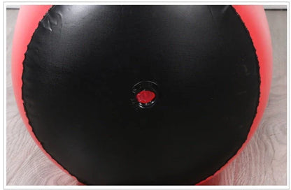 Premium inflatable freestanding boxing punch bag with durable PVC construction, reinforced double-cap seal, and large suction chassis for stable home workouts.