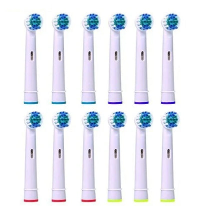 Premium Oral-B compatible electric toothbrush heads with durable construction and thorough cleaning action for a brighter, healthier smile.