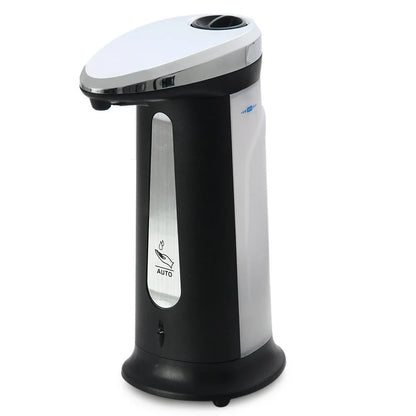 Automatic touchless soap dispenser with smart sensor, 400ml capacity, and sleek design for effortless hand-washing