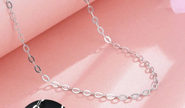Elegant S925 Sterling Silver Necklace showcasing timeless design and quality craftsmanship