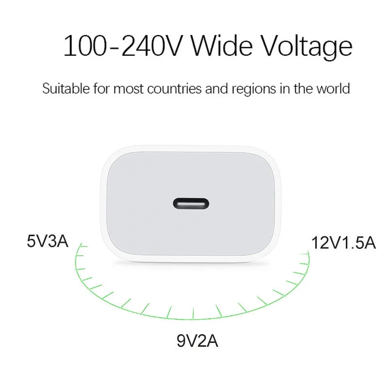 PD18W Fast Charging Type-C Cable with durable alloy joint for quick and efficient charging