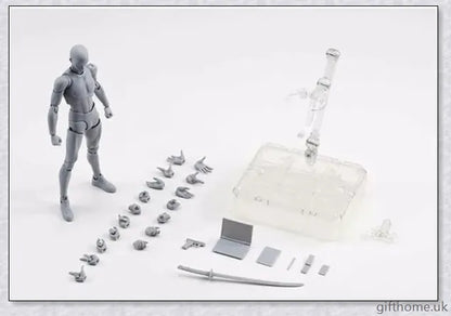 Premium drawing figures with articulated joints and customizable accessories for artists