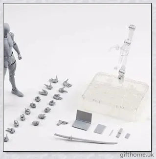 Premium drawing figures with articulated joints and customizable accessories for artists