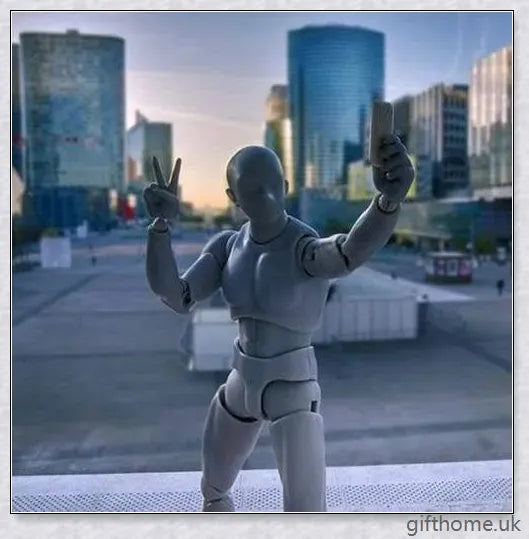 Premium drawing figures with articulated joints and customizable accessories for artists