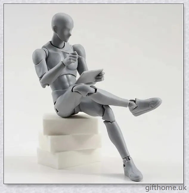 Premium drawing figures with articulated joints and customizable accessories for artists