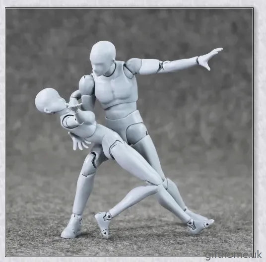 Premium drawing figures with articulated joints and customizable accessories for artists