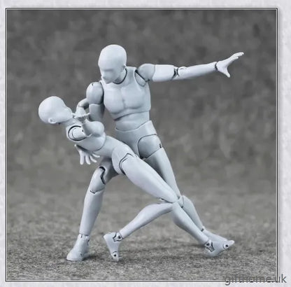 Premium drawing figures with articulated joints and customizable accessories for artists