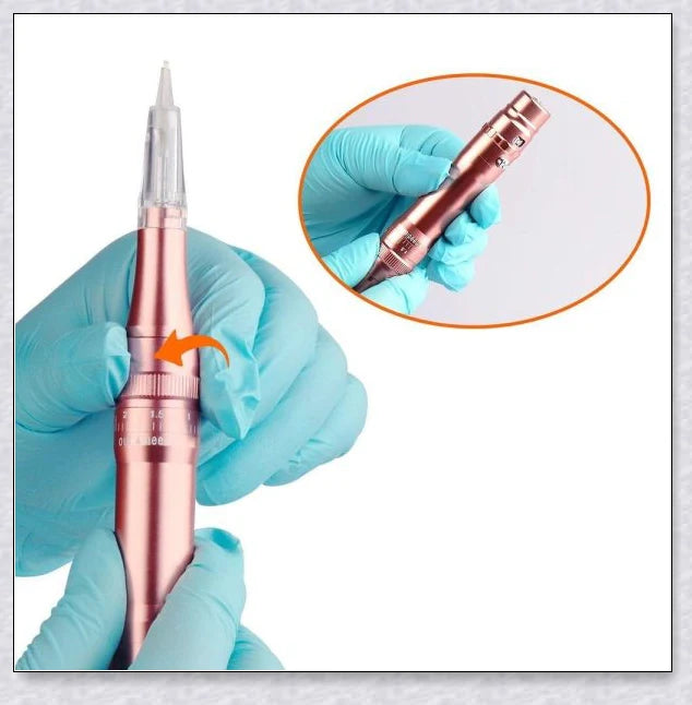 Professional Wireless Permanent Makeup Machine Pen with adjustable speed, long-lasting battery, and ergonomic design for precise, long-lasting eyebrow, eyeliner, and lip liner application.