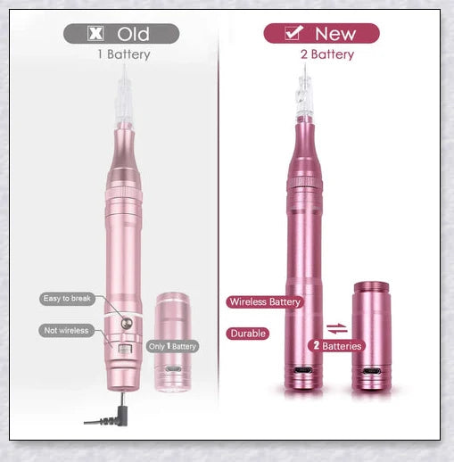 Professional Wireless Permanent Makeup Machine Pen with adjustable speed, long-lasting battery, and ergonomic design for precise, long-lasting eyebrow, eyeliner, and lip liner application.