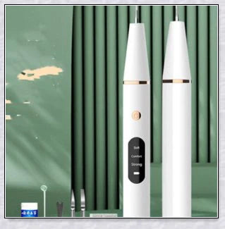 Ultrasonic dental scaler for deep cleaning and plaque removal, with multiple cleaning modes and a rechargeable battery for convenient use.