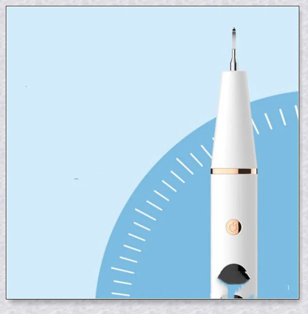 Ultrasonic dental scaler for deep cleaning and plaque removal, with multiple cleaning modes and a rechargeable battery for convenient use.
