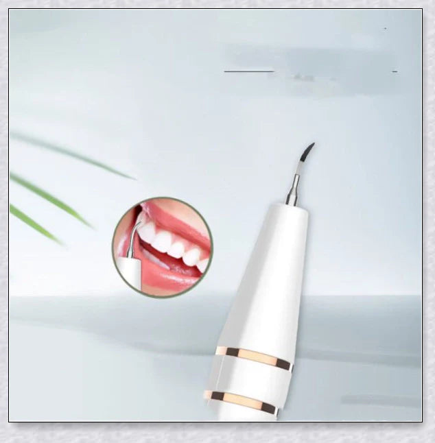 Ultrasonic dental scaler for deep cleaning and plaque removal, with multiple cleaning modes and a rechargeable battery for convenient use.