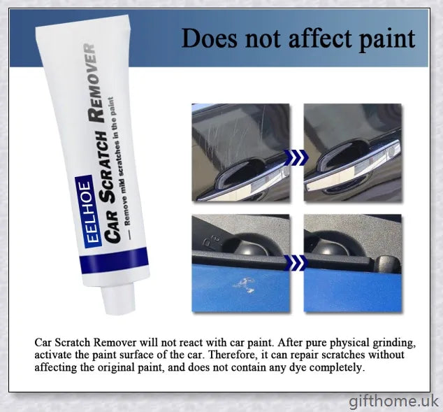 A car scratch repair polish wax cream that effectively removes light scratches, swirls, and blemishes from your vehicle's paint.