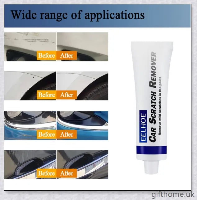 A car scratch repair polish wax cream that effectively removes light scratches, swirls, and blemishes from your vehicle's paint.