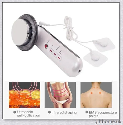 Body Slimming and Anti-Cellulite Massager with Ultrasonic Cavitation Fat Burning Technology