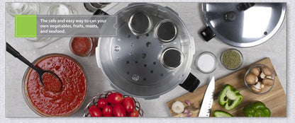 Premium Aluminium 23 Litre Pressure Canner and Cooker for preserving fruits, vegetables, jams, and more