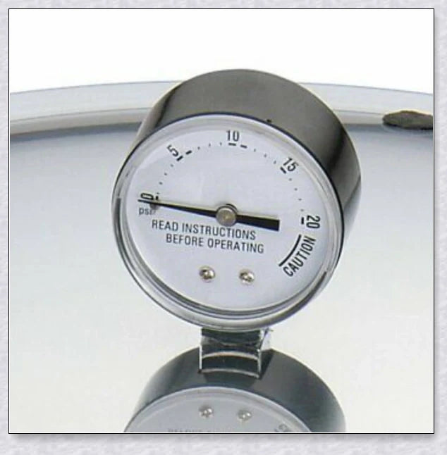 Premium Aluminium 23 Litre Pressure Canner and Cooker for preserving fruits, vegetables, jams, and more