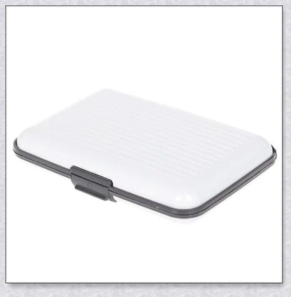 Pocket Business Waterproof Wallet Card Holder made of aluminium and ABS plastic, designed to protect against hacking and accidental scanning