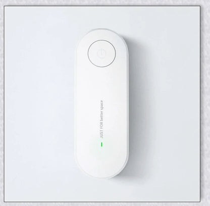 Portable and personal negative ion air purifier for removing dust, smoke, and odours