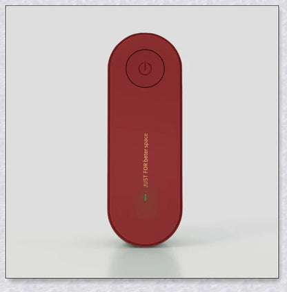 Portable and personal negative ion air purifier for removing dust, smoke, and odours