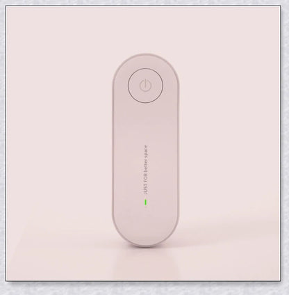 Portable and personal negative ion air purifier for removing dust, smoke, and odours