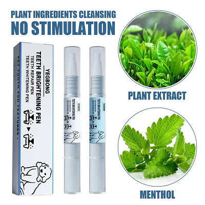 Pet Teeth Cleaning Pen - Innovative plant-based formula for effortless dental care of dogs and cats