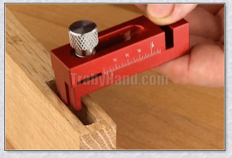 Premium aluminium alloy Woodworking Gap Gauge with accurate scale for precise measurements