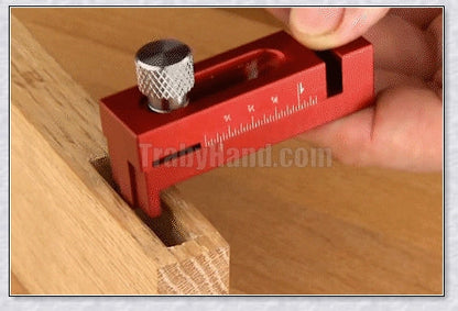 Premium aluminium alloy Woodworking Gap Gauge with accurate scale for precise measurements