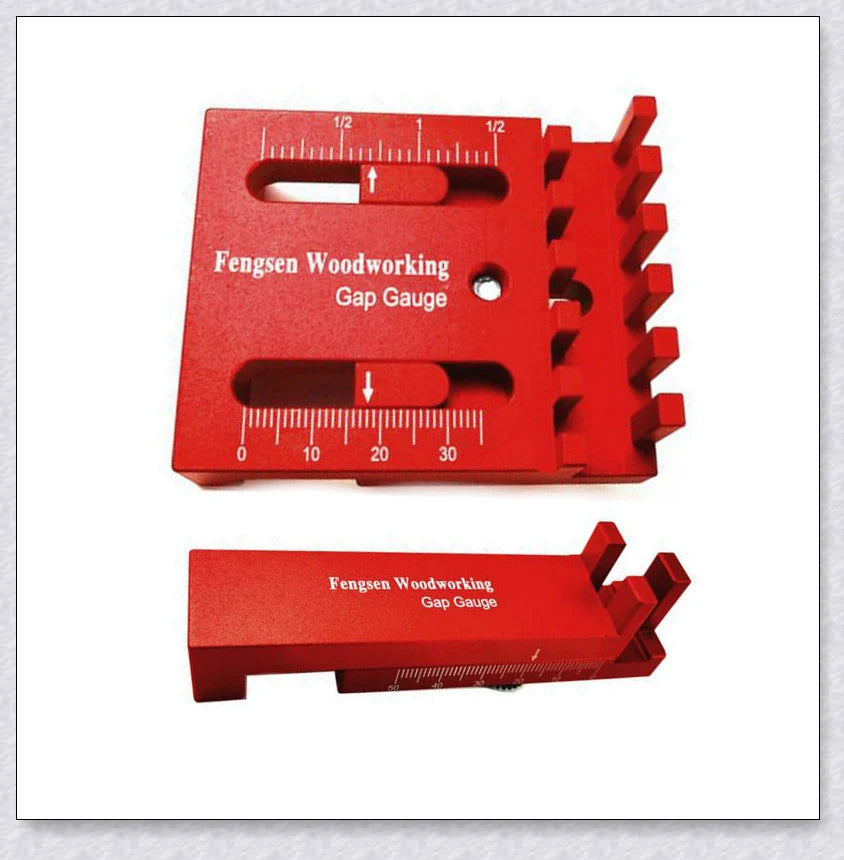 Premium aluminium alloy Woodworking Gap Gauge with accurate scale for precise measurements