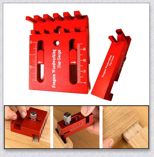 Premium aluminium alloy Woodworking Gap Gauge with accurate scale for precise measurements
