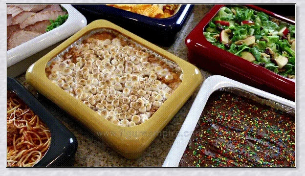 The Classy Casserole Carrier - a stylish and convenient way to transport and serve hot or cold dishes for British gatherings and events