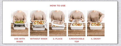 The Classy Casserole Carrier - a stylish and convenient way to transport and serve hot or cold dishes for British gatherings and events