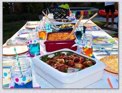 The Classy Casserole Carrier - a stylish and convenient way to transport and serve hot or cold dishes for British gatherings and events