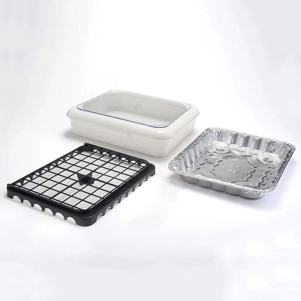 The Classy Casserole Carrier - a stylish and convenient way to transport and serve hot or cold dishes for British gatherings and events