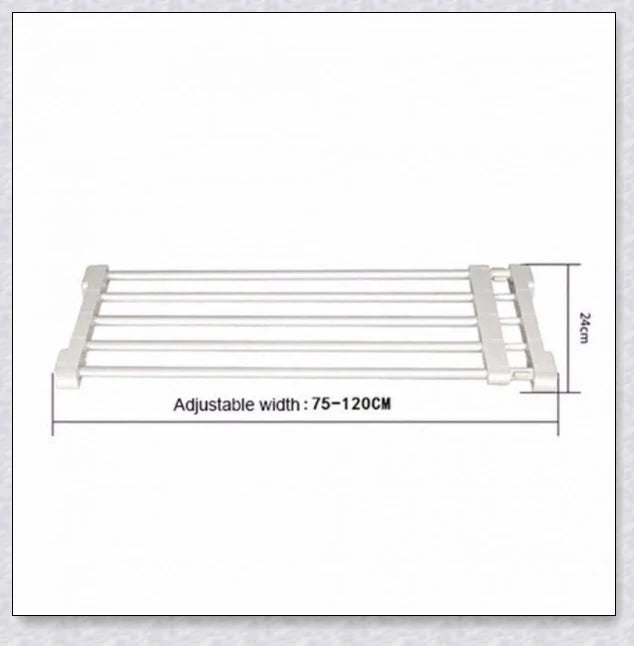 Retractable Dog Gate - Adjustable Indoor Pet Barrier with Durable Plastic-Coated Iron Pipe Construction
