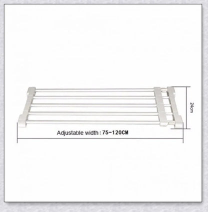 Retractable Dog Gate - Adjustable Indoor Pet Barrier with Durable Plastic-Coated Iron Pipe Construction