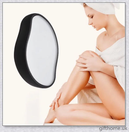 A unique crystal-based hair removal tool that offers a painless and effective solution for silky smooth skin