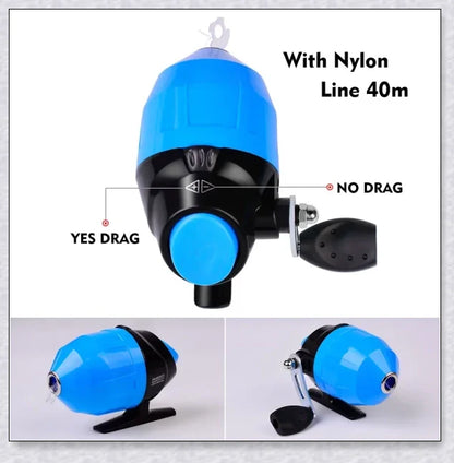 A versatile and durable fishing pole kit designed for kids, featuring a telescopic design, multiple hooks and baits, and a travel bag for easy portability.