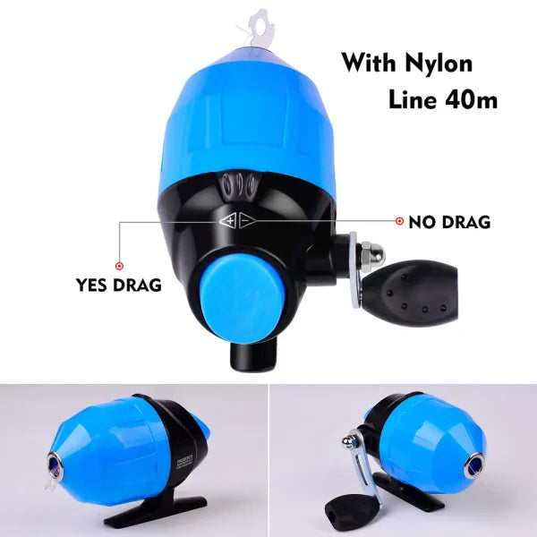 A versatile and durable fishing pole kit designed for kids, featuring a telescopic design, multiple hooks and baits, and a travel bag for easy portability.