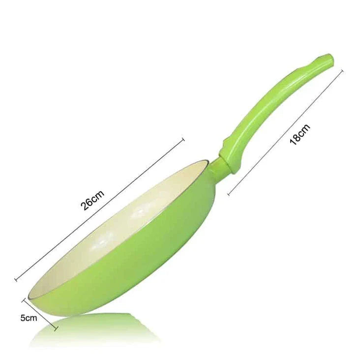 Trendha Non-Stick Frying Pan with Ceramic Coating - Premium Aluminium Construction, Versatile Induction Compatibility, Easy Clean-up