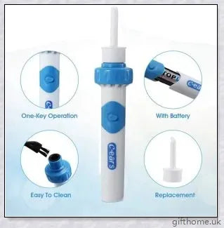 Ear Wax Vacuum Cleaner Removal Kit - Powerful suction tool for safe and effective earwax removal